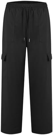 ADHOWBEW Womens Cargo Sweatpants