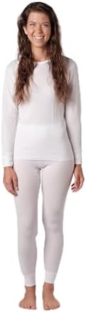 Indera Womens Warmwear Thermal Crew and Pant Set