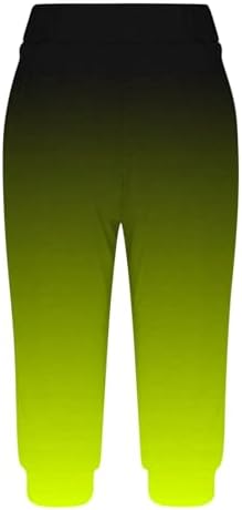 TANGNADE Womens Capri Pants Loose Drawstring High Waisted Sweatpants
