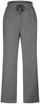 Trendy Wide-Leg Preppy Sweatpants for Women
