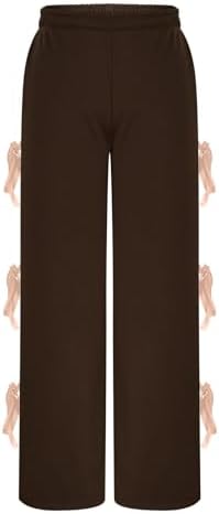 Adorable High Waisted Wide Leg Jogger Pants