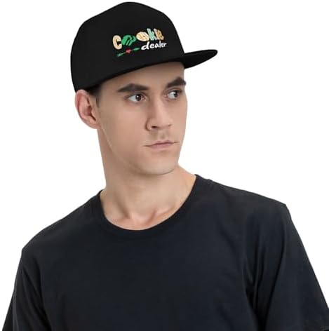 Cookie Dealer Flat Bill Cap Black