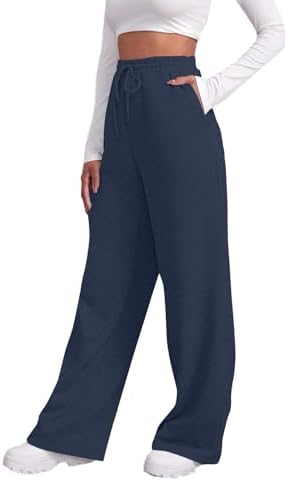 Fleece-Lined Womens Pocketed sweatpants