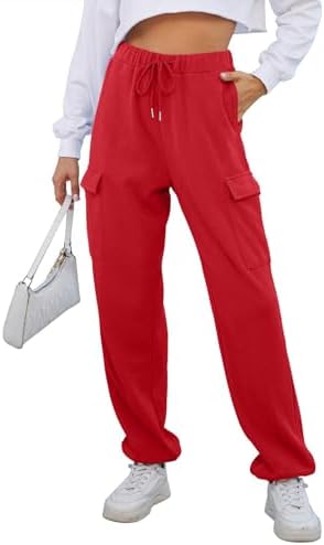 High Waist Cargo Drawsamp sweatpants for Women