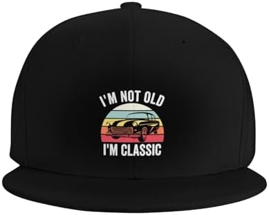 ZRCAIFU Classic Flat Bill Cap for Men Women