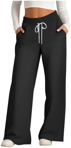 TANGNADE Womens Wide Leg Jogger Pants