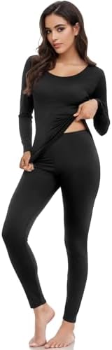 Comfortable Thermal Underwear Set for Women - Long Johns Base Layer