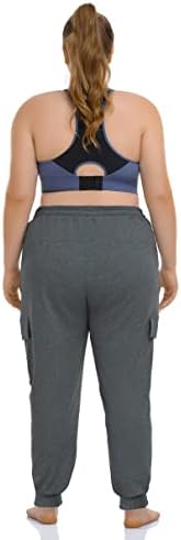 Zerdocean Plus Size Cargo sweatpants active workout