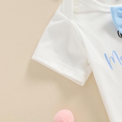 Frietlebird Newborn Baby Boy Coming Home Romper Pants 3Pcs Set