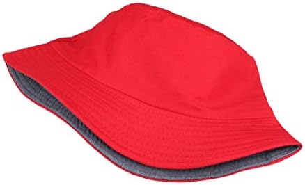 Generic Red Summer Bucket Hat Unisex Fits