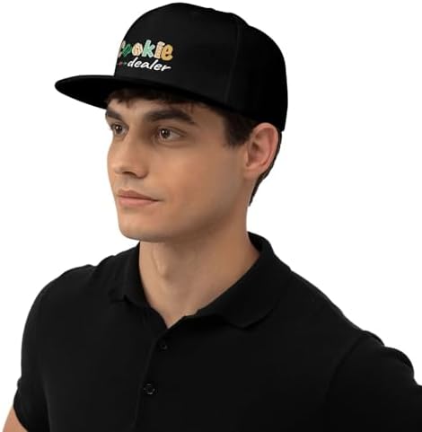 Cookie Dealer Flat Bill Cap Black