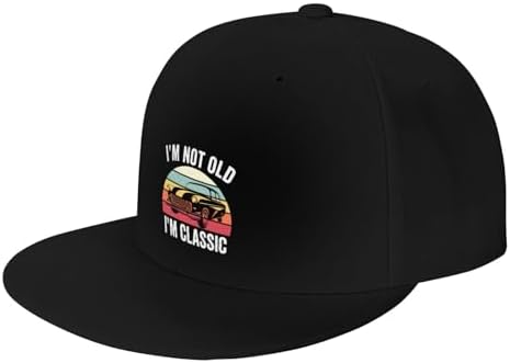 ZRCAIFU Classic Flat Bill Cap for Men Women