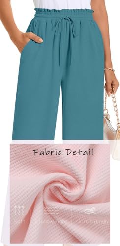 Bestbee 2025 Business Casual Pants for Women High Waist and Waffle Knit