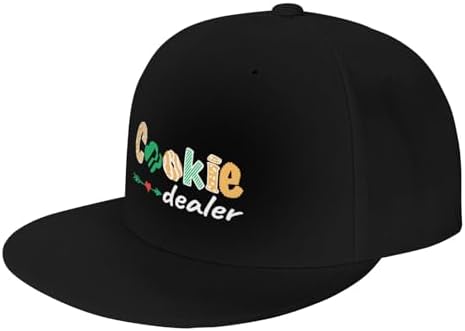 Cookie Dealer Flat Bill Cap Black
