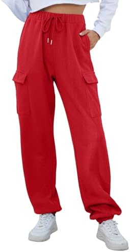High Waist Cargo Drawsamp sweatpants for Women