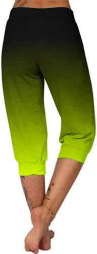 TANGNADE Womens Capri Pants Loose Drawstring High Waisted Sweatpants