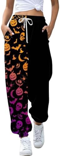 Casper Halloween Printed Baggy Sweatpants Casual Trendy Pants for Women