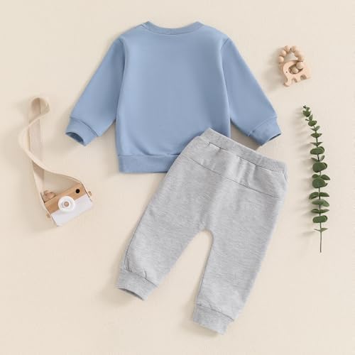 Fall Infant Boy Two-Piece Pajama Set
