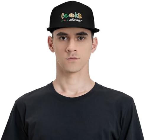 Cookie Dealer Flat Bill Cap Black