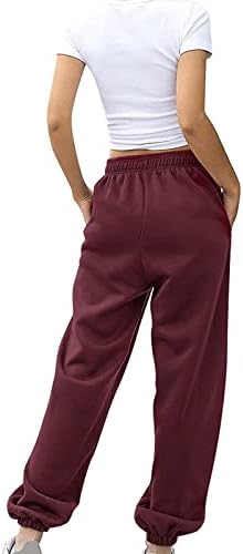High Waist athletic sweatpants for women Pockets Baggy Comfortable Stylish