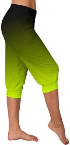 TANGNADE Womens Capri Pants Loose Drawstring High Waisted Sweatpants