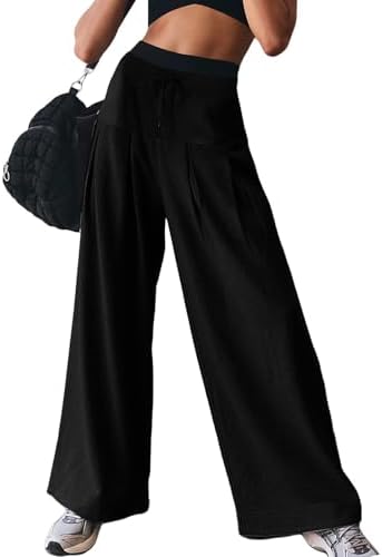 TITOMD Womens Wide Leg High Waist Baggy Pants
