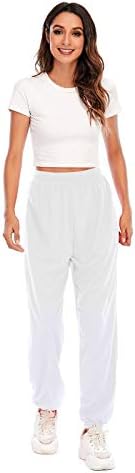 High Waist Womens Sweatpants with Pockets