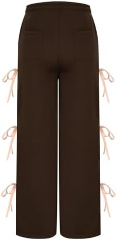 Adorable High Waisted Wide Leg Jogger Pants
