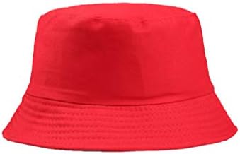 Generic Red Summer Bucket Hat Unisex Fits