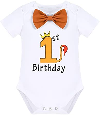 ODASDO Baby Boy Jungle Birthday Costume Set