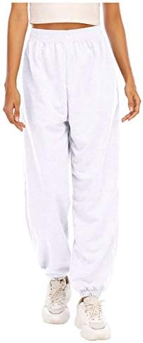 High Waist Womens Sweatpants with Pockets