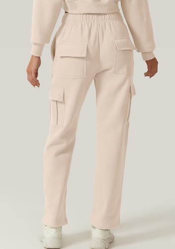 QINSEN - Womens_baggy Elastic Waist Sweatpants