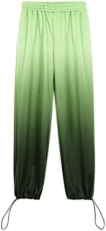 Tall Womens Sweatpants - Baggy High Waisted Cinch Bottom Joggers with Pockets