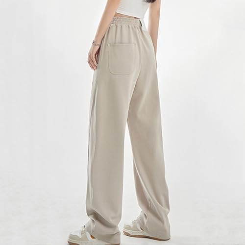 Generic Womens High-Waisted Active Jogger Sweatpants EF80 with 2 Pockets - CasualSoftBreathableWide-Leg