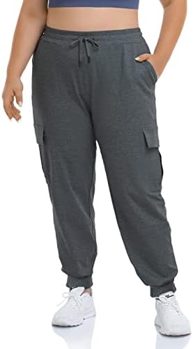 Zerdocean Plus Size Cargo sweatpants active workout