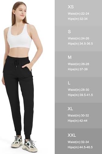 SEVEGO Tall Womens Lightweight Cotton Jogger Pants