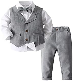 Abolai Baby Boys Set of 3 - gentleman vest and pants