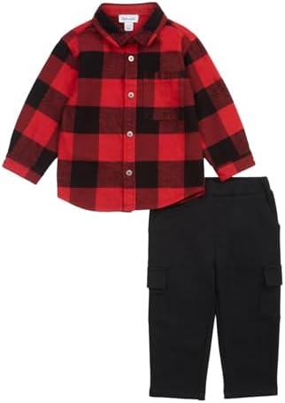 Splendid Baby Boys Plaid Button-Up Set