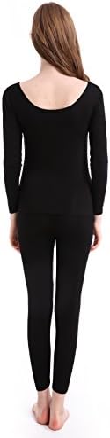 Thermal Underwear Womens Long - Scoop Neck Ultra - Thin Johns Set