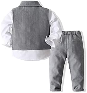 Abolai Baby Boys Set of 3 - gentleman vest and pants
