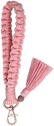 Eco-Friendly Macrame Keychain for Women