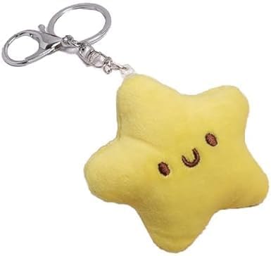 Fansoftiks Yellow Plush Star Keychain