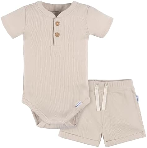 Gerber Baby Bodysuit and Short Set 1