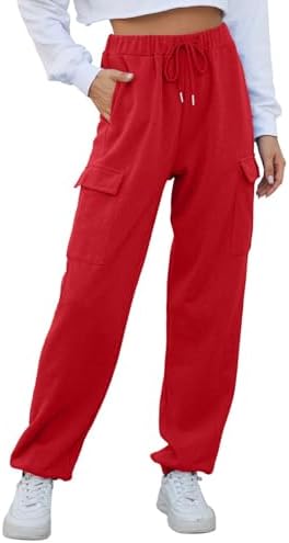 High Waist Cargo Drawsamp sweatpants for Women