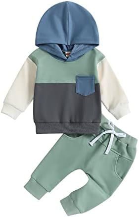 2-in-1 Dinosaur Deer Print Set for Baby Boys FallWinter