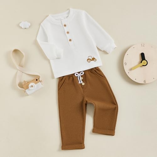 PENNSOY Kids Baby Boys Autumn 2PCS Outfit Set