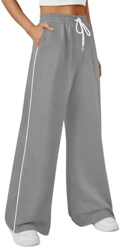 Comfy Stylish Wide Leg Sweatpants for Women