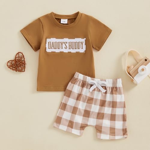 Fiomva Boys Summer T-Shirt Shorts Set
