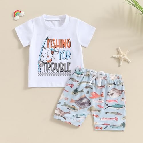 Rtnnsbbfcm Toddler Boy Summer Outfit