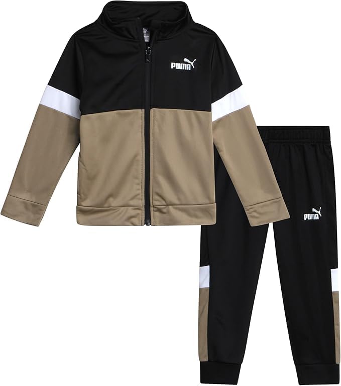 PUMA Toddler Boys Activewear Set - Performance-Friendly Mix of Jacket Joggers